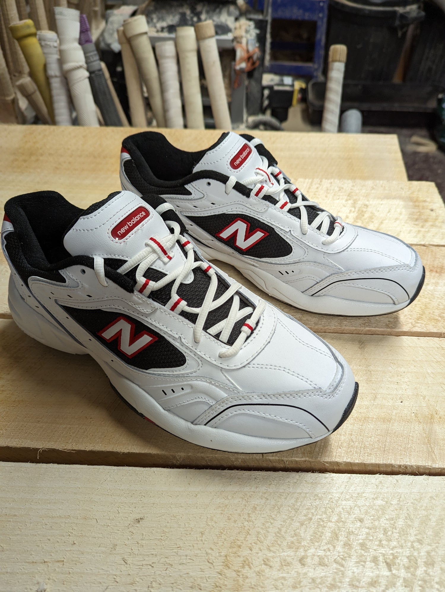 New balance spiked cross trainers
