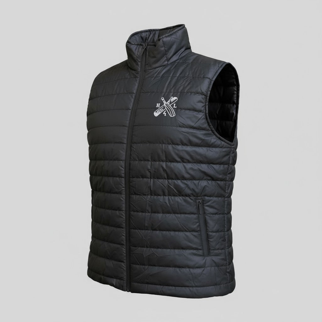 Black padded Gilet