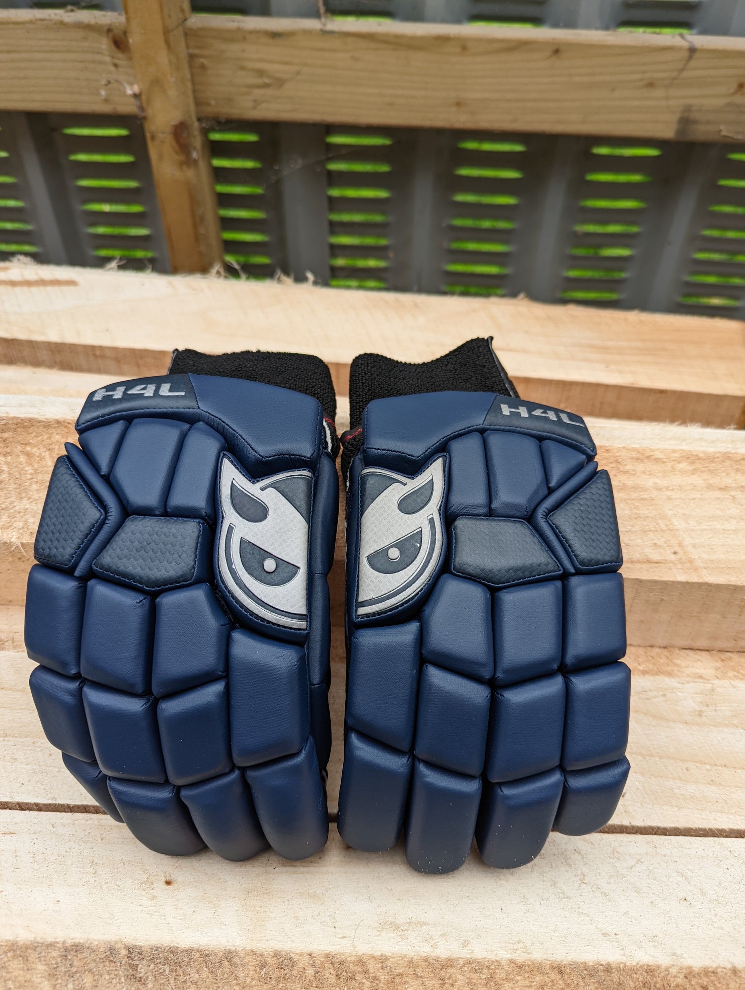 Elite pro tech   batting gloves (navy)