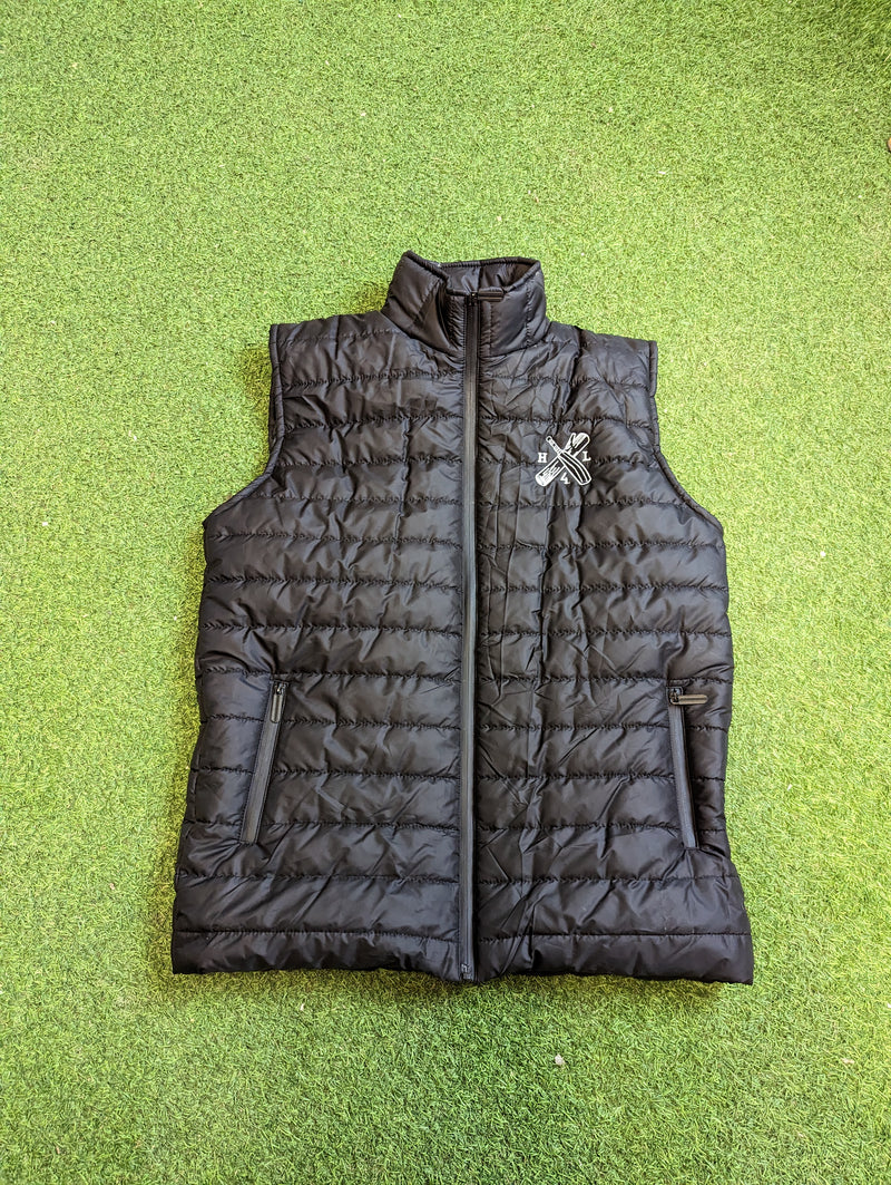 Black padded Gilet